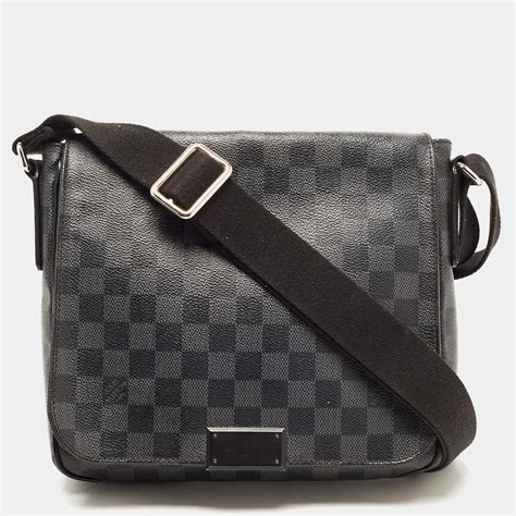 damier graphite canvas